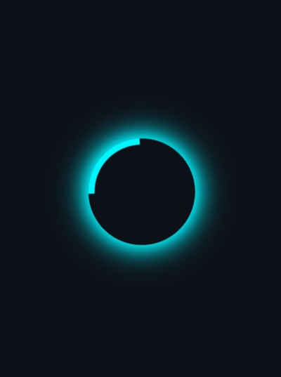 Glowing Circular Spinner Animation | Dynamic CSS Loader